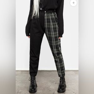 Disturbia Checkmate Tapered Trousers UK10 US6